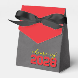 Rote und gelbe Halbpension Abschluss Geschenkboxen Geschenkschachtel