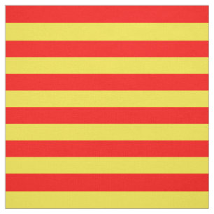 Rote und gelbe Streifen Stoff