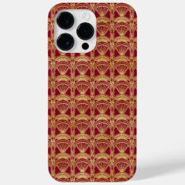 ROTE UND GOLD ART DECO-MUSTER Case-Mate iPhone 14 PRO MAX HÜLLE