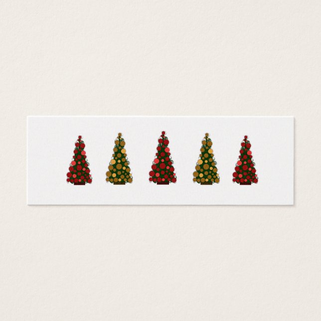 Rote und goldene Weihnachtsmarken (Vorderseite)