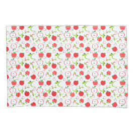 Rote und grüne Äpfel Kissenbezug