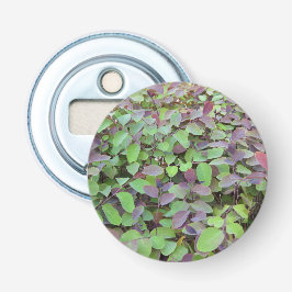 Rote und grüne Blätter Zweige Fotografie Flaschenöffner