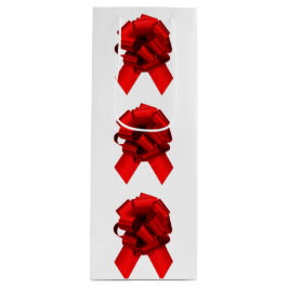 Rote und grüne Bows Weinbeutel Geschenktüte Für Weinflaschen