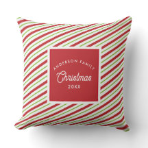 Rote und grüne Diagonal-Urlaubsstreifen