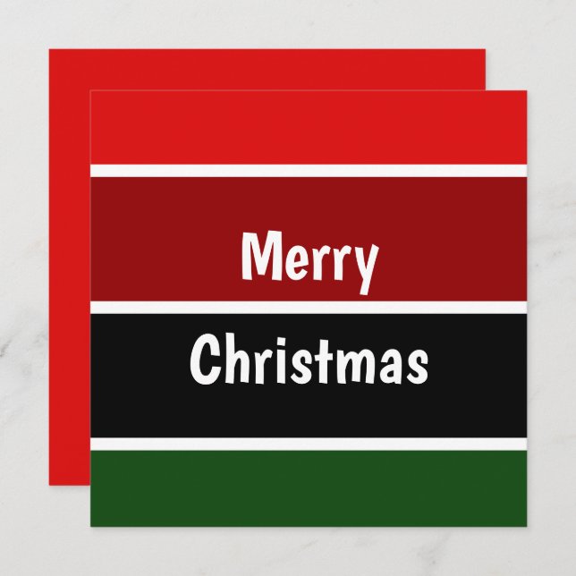 Rote und grüne Streifen (Vorne/Hinten)