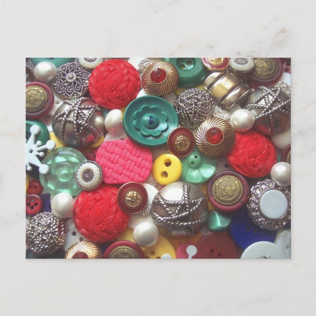 Rote und grüne Tastenkombination Postkarte (Vorderseite)