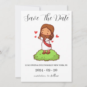 rote und grüne Weihnachten Save-the-Date-Karten Einladung