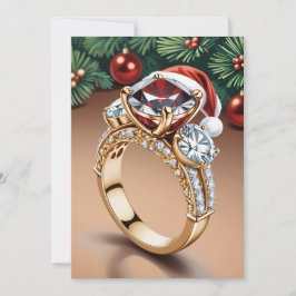 Rote und grüne Weihnachten speichern Sie die Datum Einladung