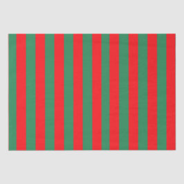 Rote und grüne Weihnachtsstreifen Seidenpapier