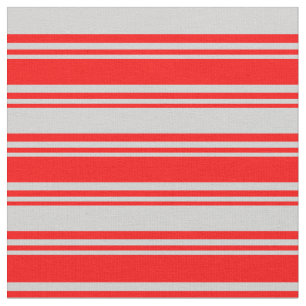 rote und hellgraue Streifen/Linienmuster Stoff