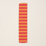 Rote und orange Streifen Schal<br><div class="desc">Abstrakte digitale Kunst der roten und orange Streifen</div>