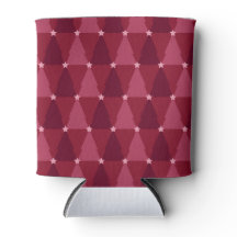 ROTE UND PINKCHRISTEN BÄUME UND STERNE