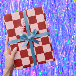 Rote und rosa Karton Geschenkpapier
