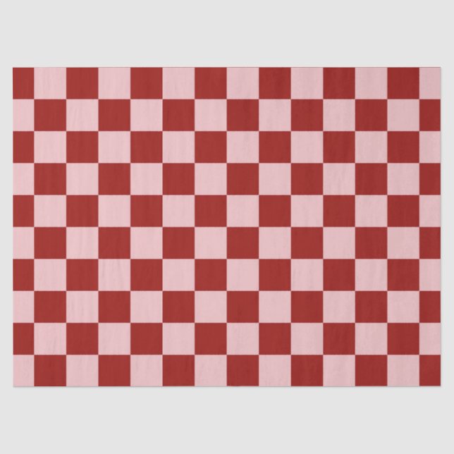Rote und rosa Karton Seidenpapier (Vorderseite)