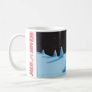 Rote und Rover Weihnachts-Star-Tasse Kaffeetasse