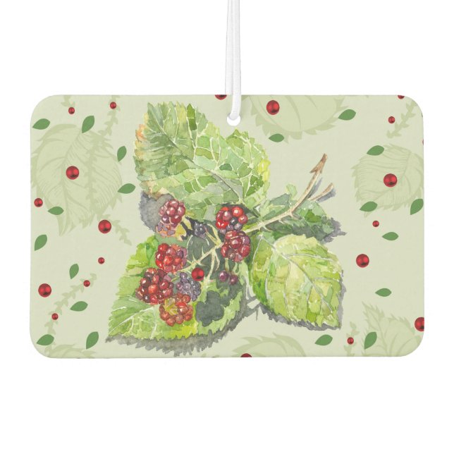 rote und schwarze BlackBerry Autolufterfrischer (Vorderseite)