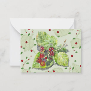 rote und schwarze BlackBerry Hinweiskarte