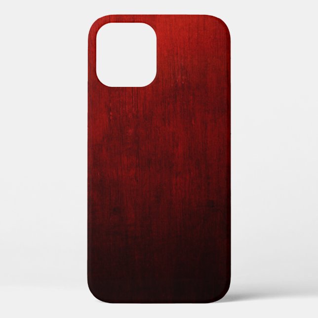 Rote und schwarze Blumentextilien Case-Mate iPhone Hülle (Rückseite)