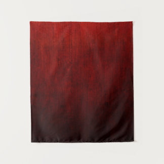 Rote und schwarze Blumentextilien Wandteppich