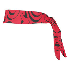 Rote und schwarze Headband von Joya Eve