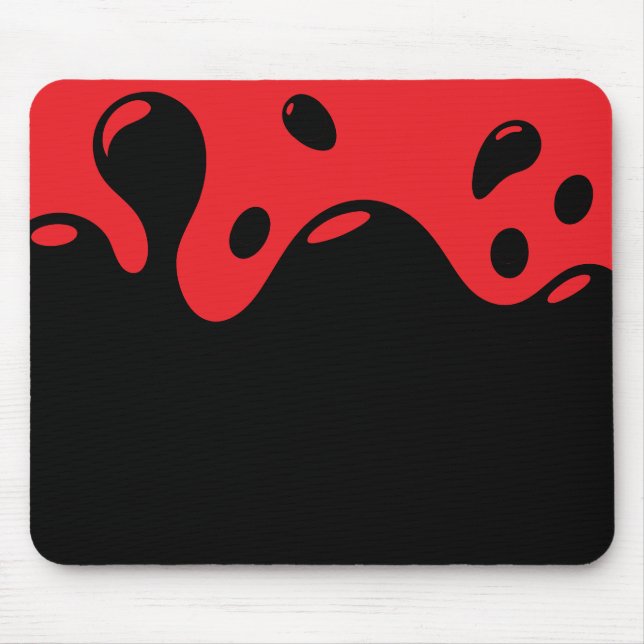 Rote und schwarze Mauspad (Vorne)