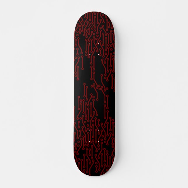 Rote und schwarze skateboard (Vorne)