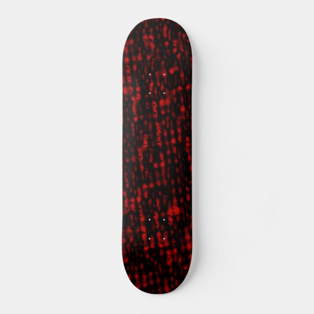 Rote und Schwarze Textur Skateboard (Vorderseite)