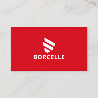 Rote und schwarze Visitenkarte