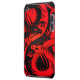 Rote und schwarze Yin Yang Chinese-Drachen Barely There iPod Cover (Rückseite Links)