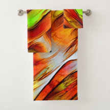 Rote und verchromte gelbe Flecken, warme Farben