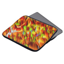 Rote und verchromte gelbe Flecken, warme Farben