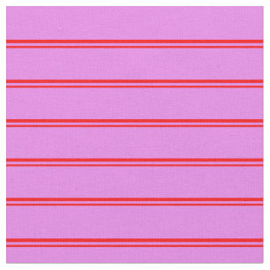 Rote und violette farbige Streifen/Linienmuster Stoff