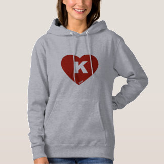 Rote und weiße Frauen-Krauthose Hoodie