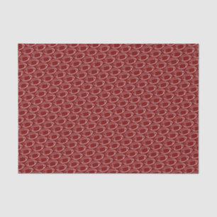 Rote und weiße Fußbälle Seidenpapier