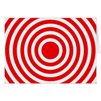 Rote und weiße Kreise