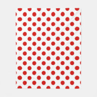 Rote und weiße Polka-Punkte