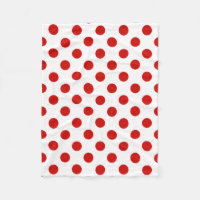 Rote und weiße Polka-Punkte
