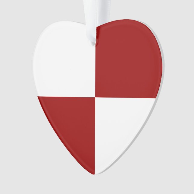 Rote und weiße Rechtecke Ornament (Vorderseite)