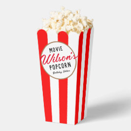 Rote und weiße Special Event Movie Night Popcorn Geschenkschachtel