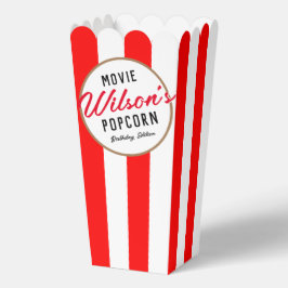 Rote und weiße Special Event Movie Night Popcorn Geschenkschachtel