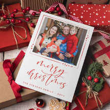 Rote und weiße Sterne 2 Fotos Frohe Weihnachten