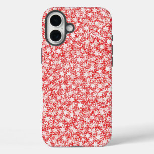 Rote und weiße Sterne Team Spirit Sports Colors iPhone 16 Plus Hülle