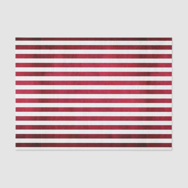 Rote und weiße Streifen auf Textur von STaylor Seidenpapier (Vorderseite)
