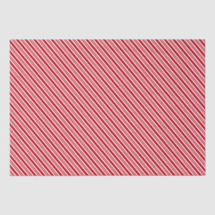 Rote und weiße Streifen Seidenpapier
