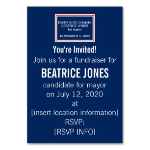 Rote und weiße tischnummer