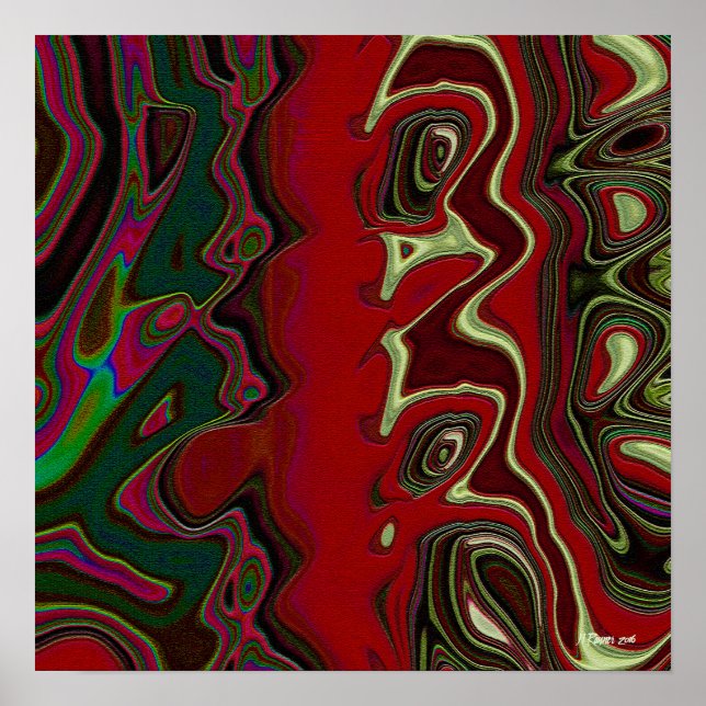 Rote Unordnung Poster (Vorne)