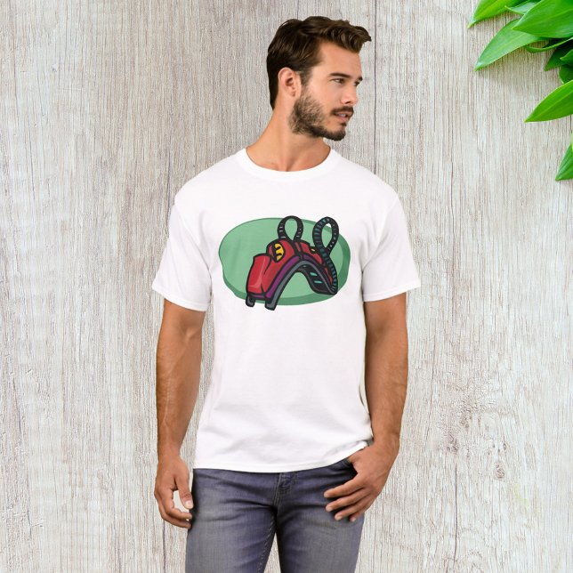 Rote Untersetzer Roller Ride T-Shirt (Von Creator hochgeladen)