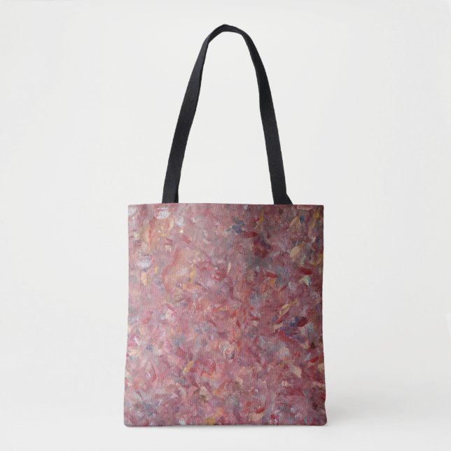 Rote Velours-Tasche (Vorderseite)