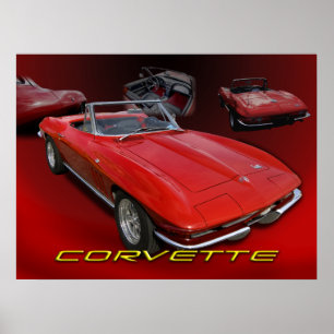 Rote Vette Collage Poster
