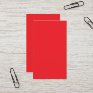Rote Visitenkarten   Fettes Minimalistisches Desig Visitenkarte